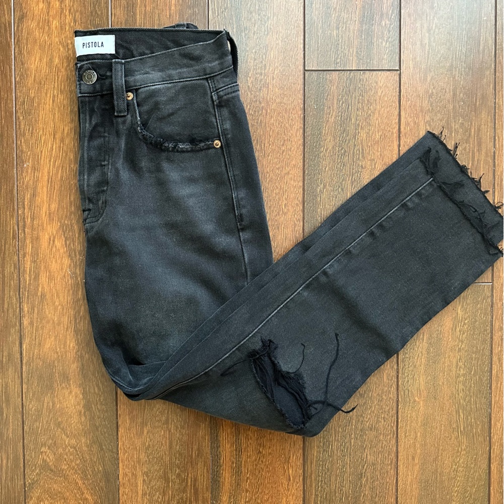 Pistola High Rise Black Jean